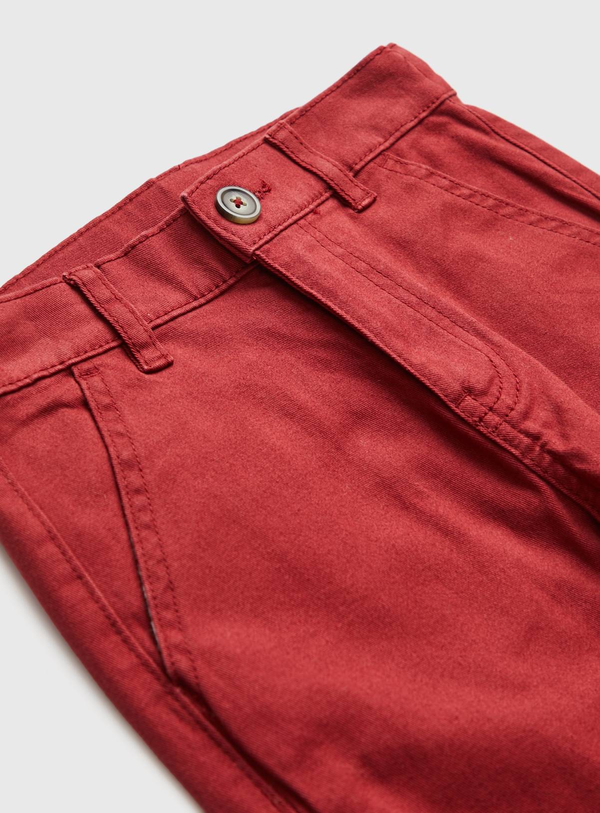 Dark Red Chinos 12 years - Image 2
